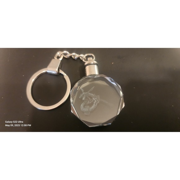 Accessories - Crystal Keychain Rayquaza LED Light Up Charm Pendant Keyring Decor